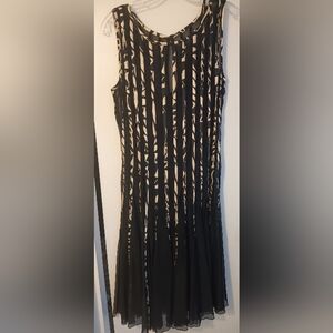 Black and gold dress Xcape by Joanna Chen